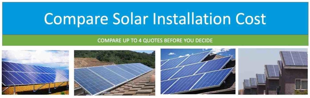 Solar installation price