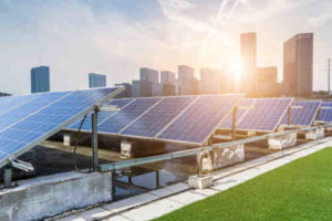 Solar panels for commercial buildings