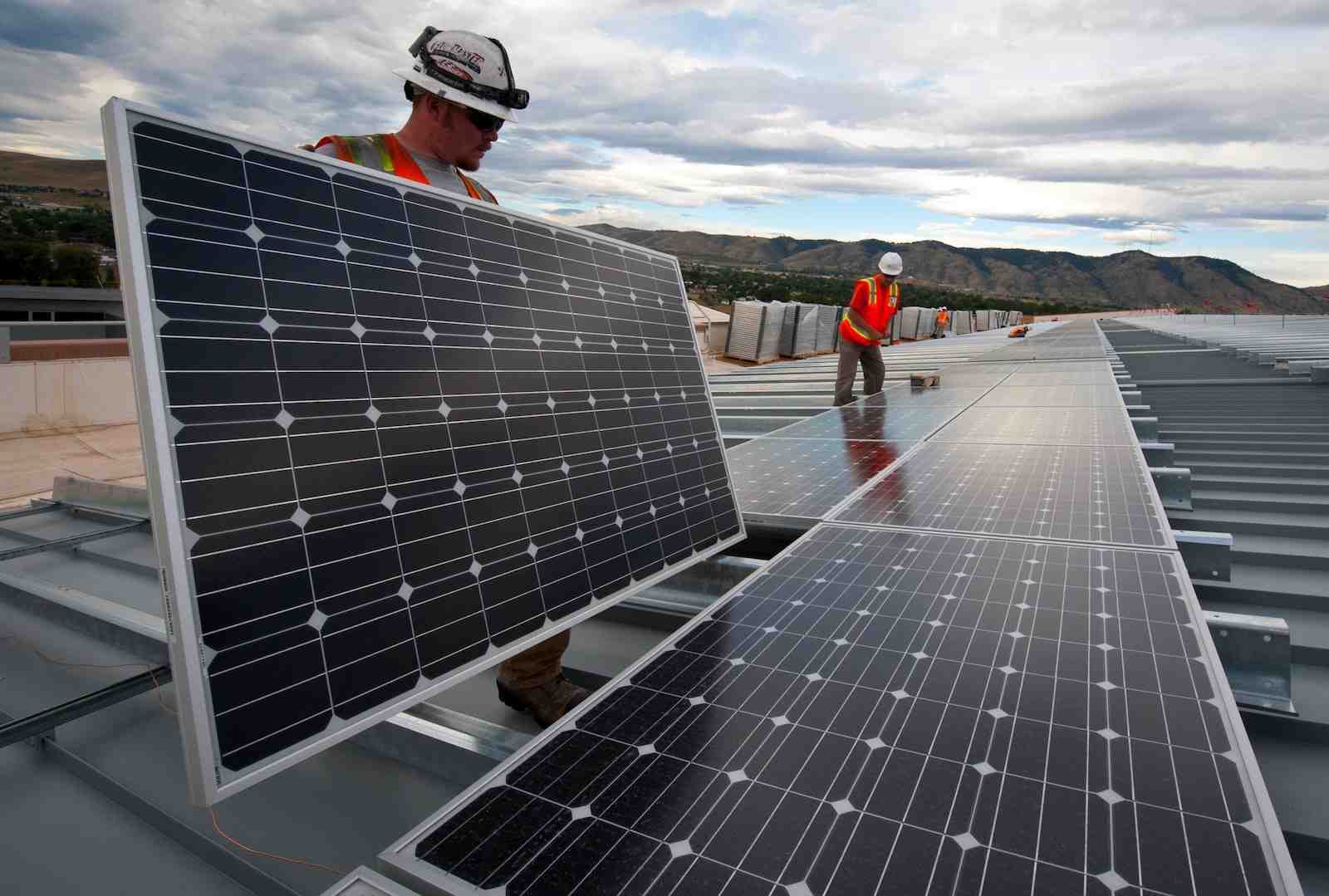 What happens to the current when you add another solar panel?