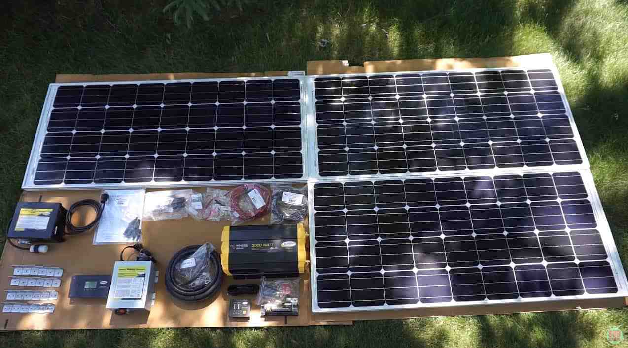 How many solar panels do I need to run an RV?