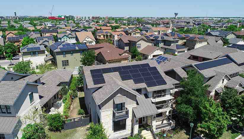 How many solar panels does it take to power a house for a year?