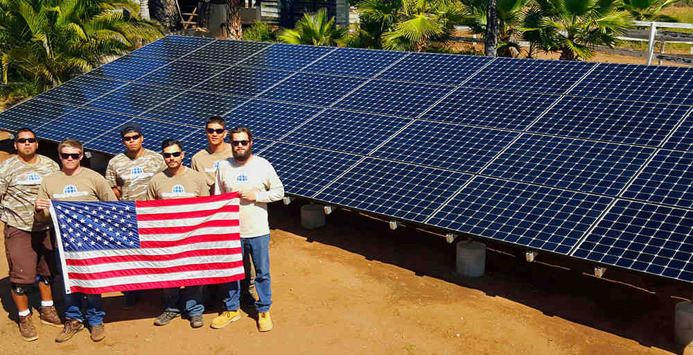 Veteran owned solar company san diego