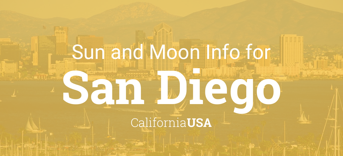 What time does the full moon rise in San Diego tonight?