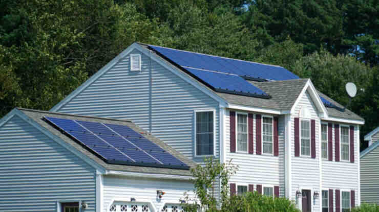 How much does it cost to outright buy solar panels for a house?