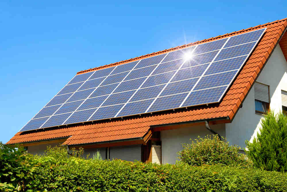 Rooftop solar installation