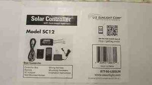 Us sunlight solar attic fan