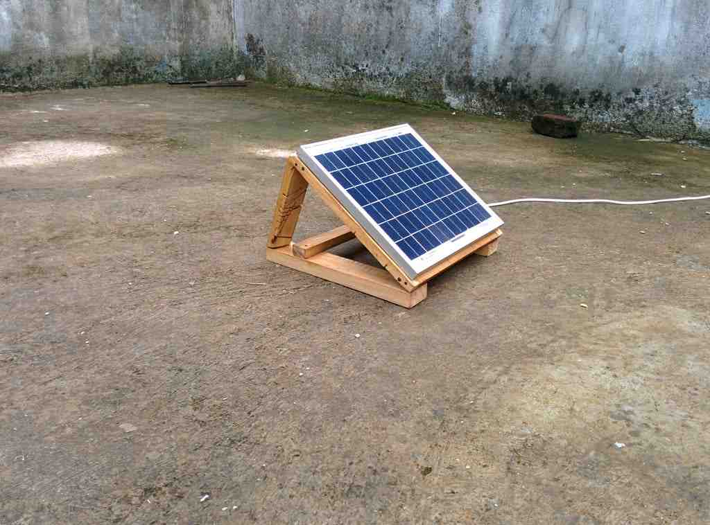 Solar power setup for home