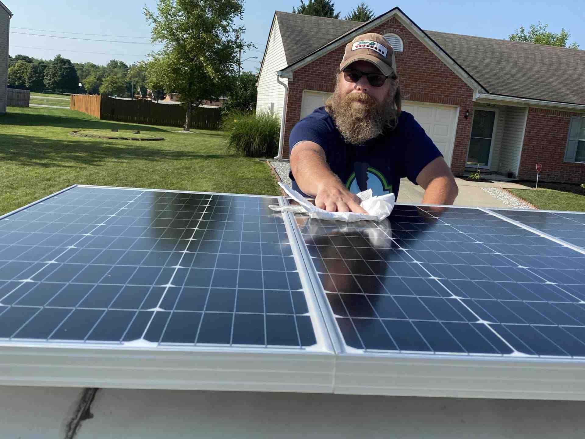 How do you attach solar panels to roof?