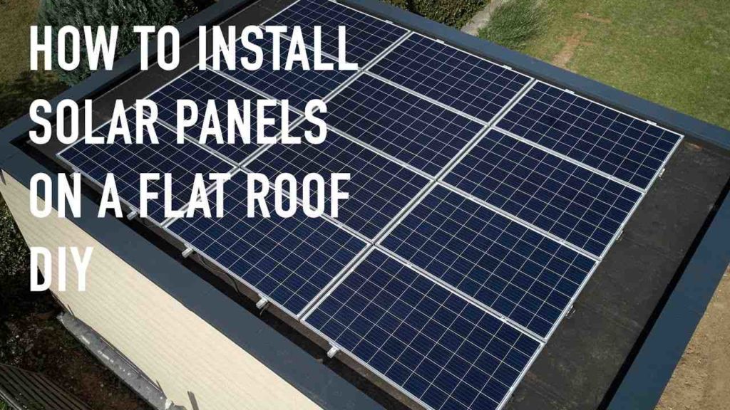 Solar on flat roof