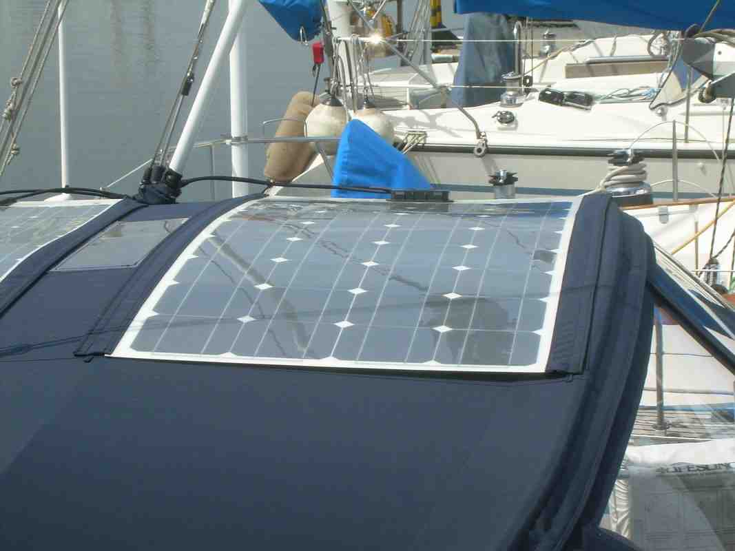 Will a solar panel charge a marine battery?