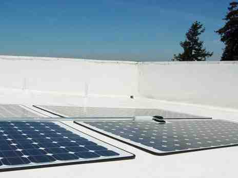 Pv panels on roof
