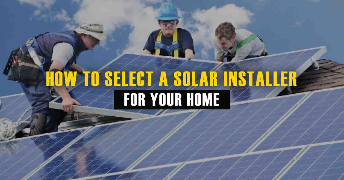 Who are the best solar panel installers?