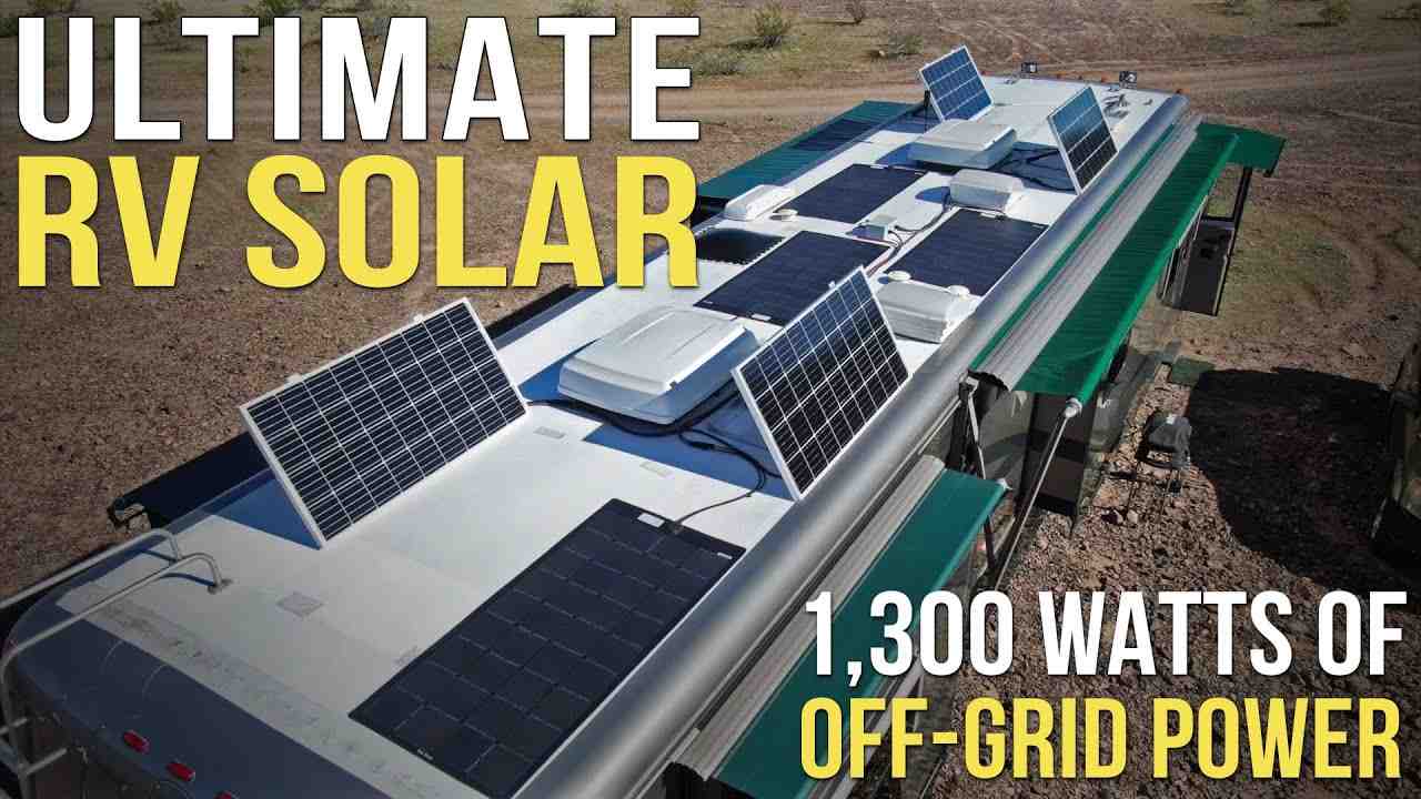 How much does it cost to add a solar panel to an RV?